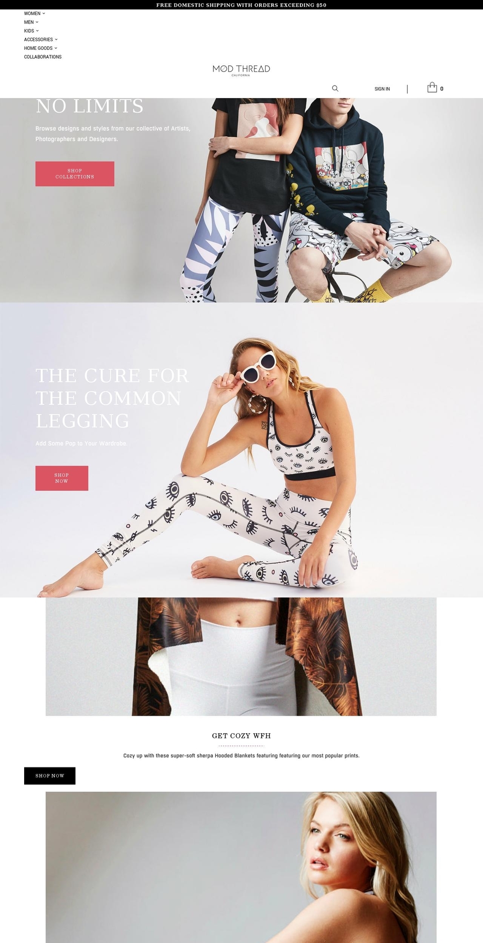 mod-thread.myshopify.com shopify website screenshot