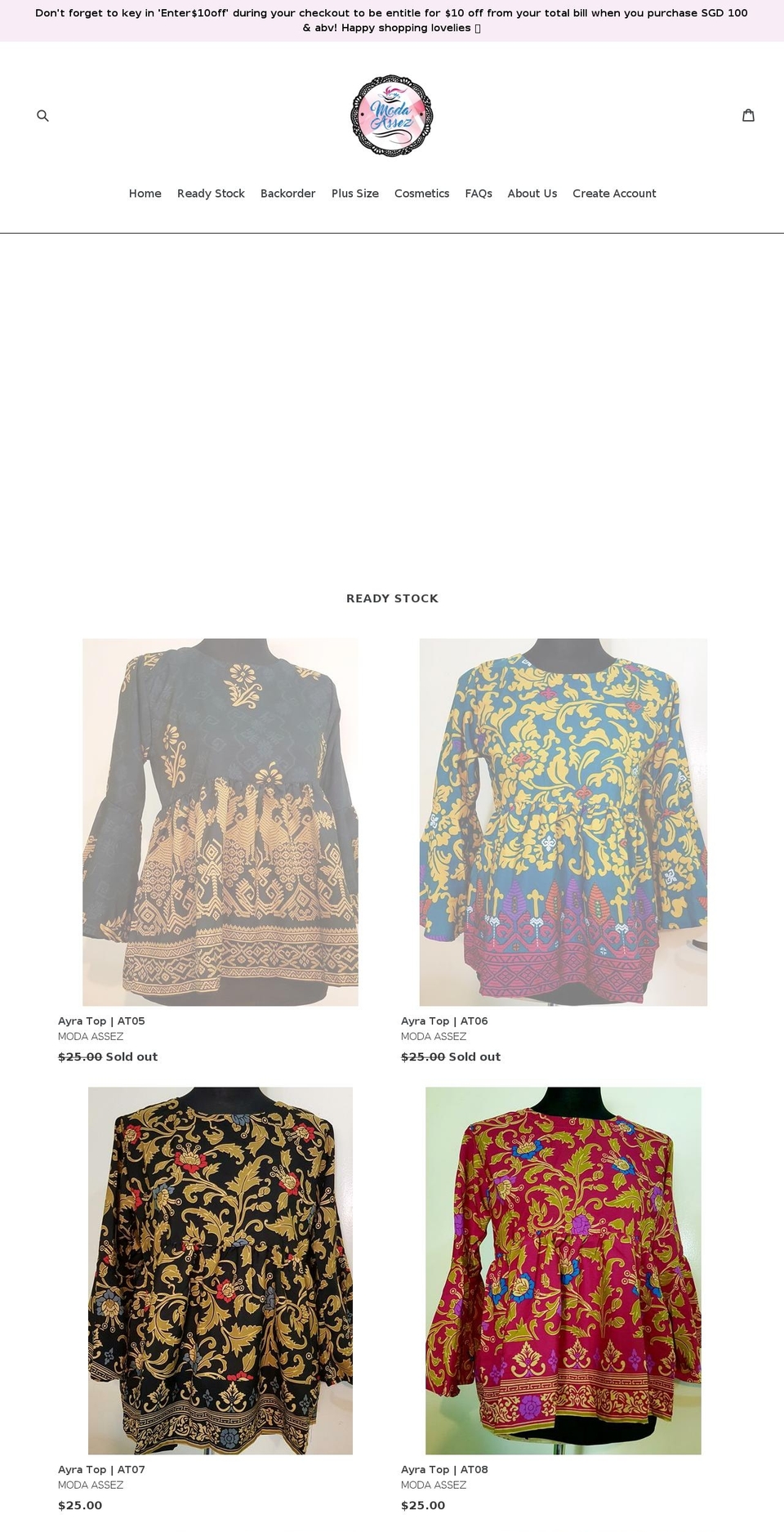 modaassez.com shopify website screenshot