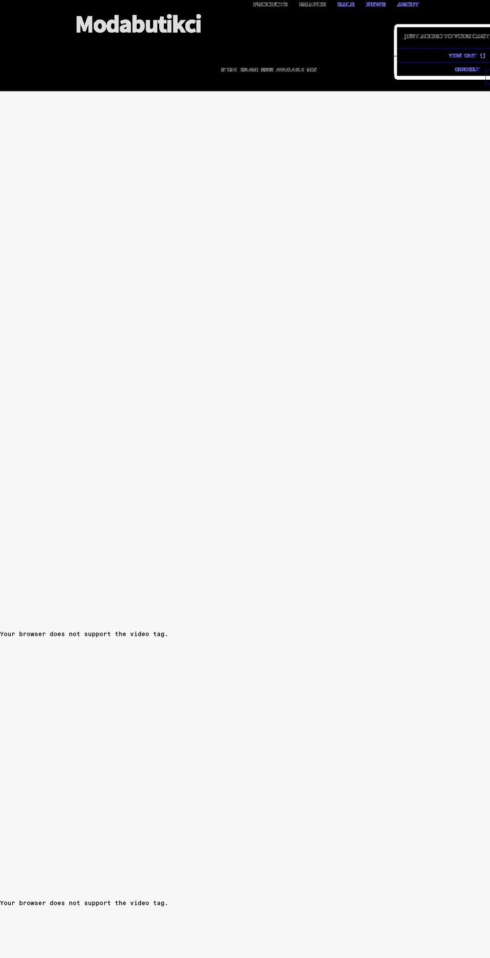 modabutikci.com shopify website screenshot