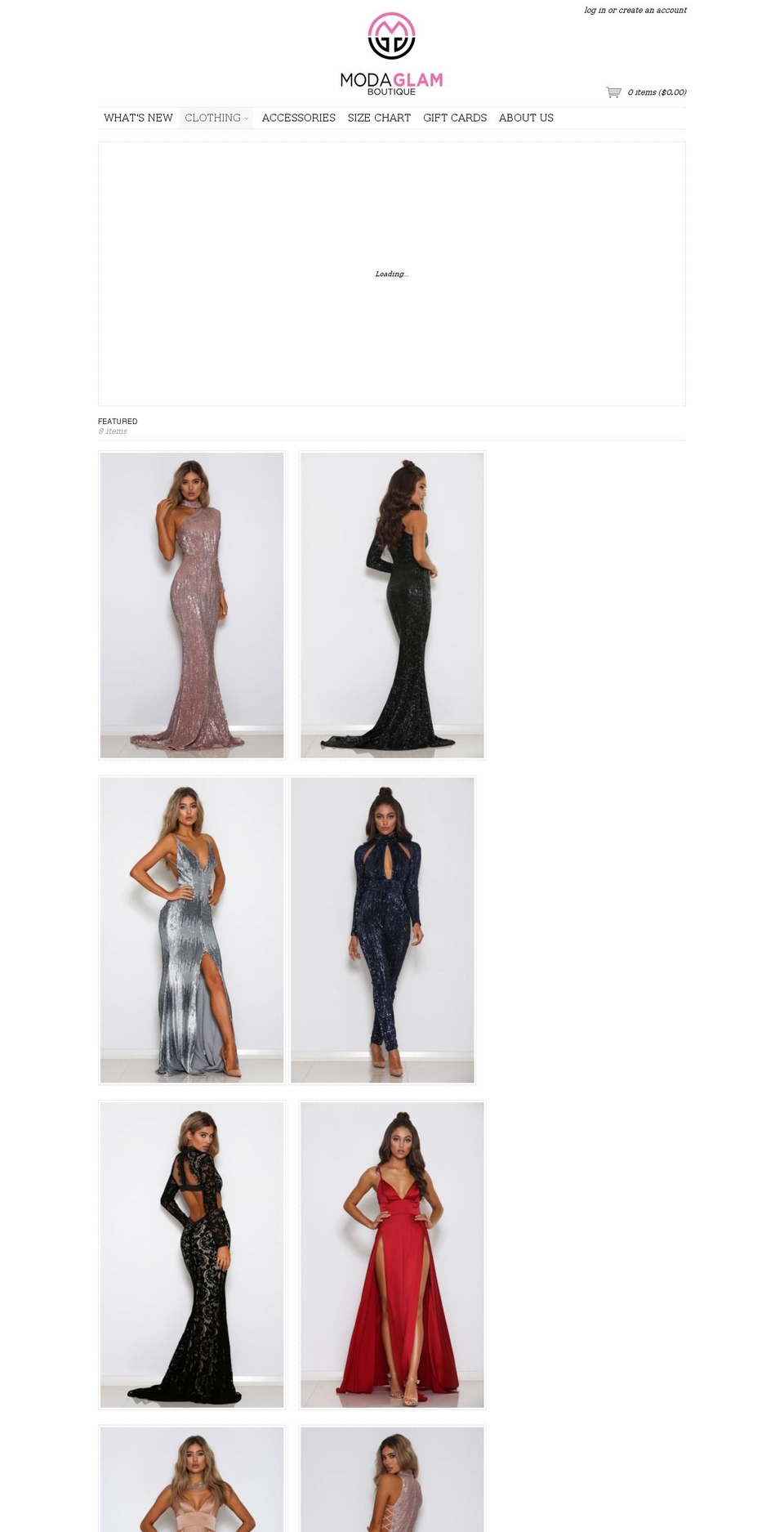 Copy of Couture - modified Shopify theme site example modaglamboutique.com