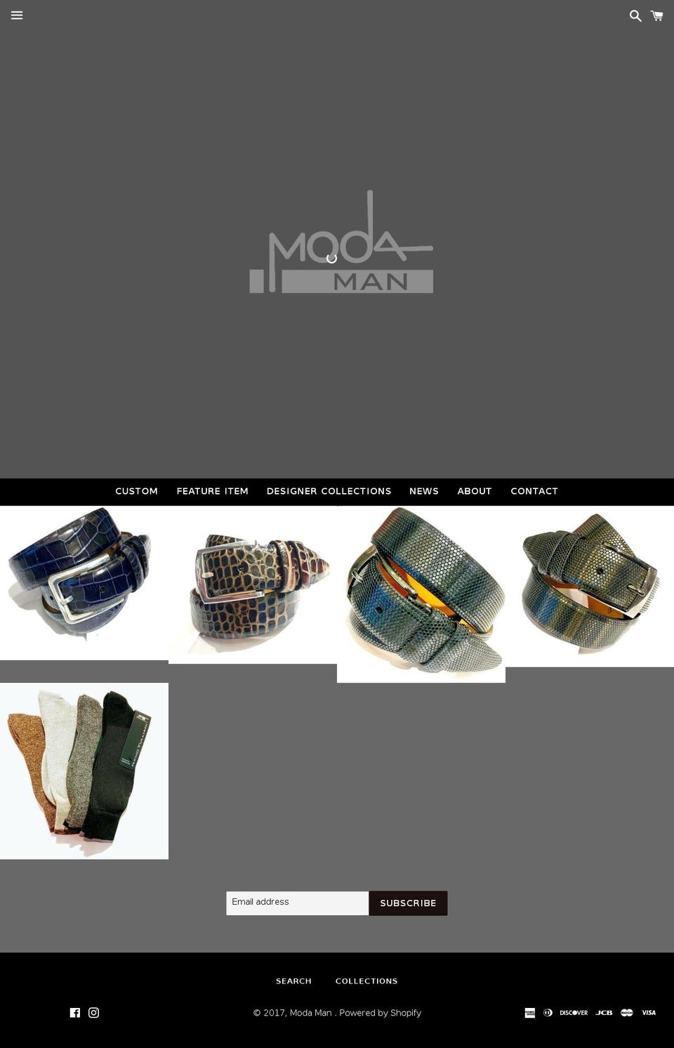 modaman.com shopify website screenshot