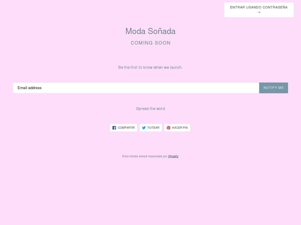 modasonadacr.com — Shopify storefront screenshot