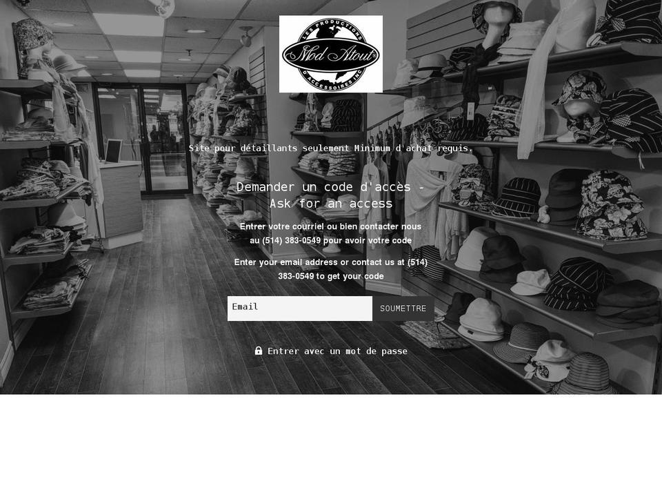 modatout.com shopify website screenshot