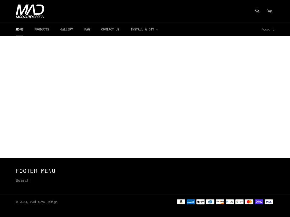 modautodesign.com shopify website screenshot
