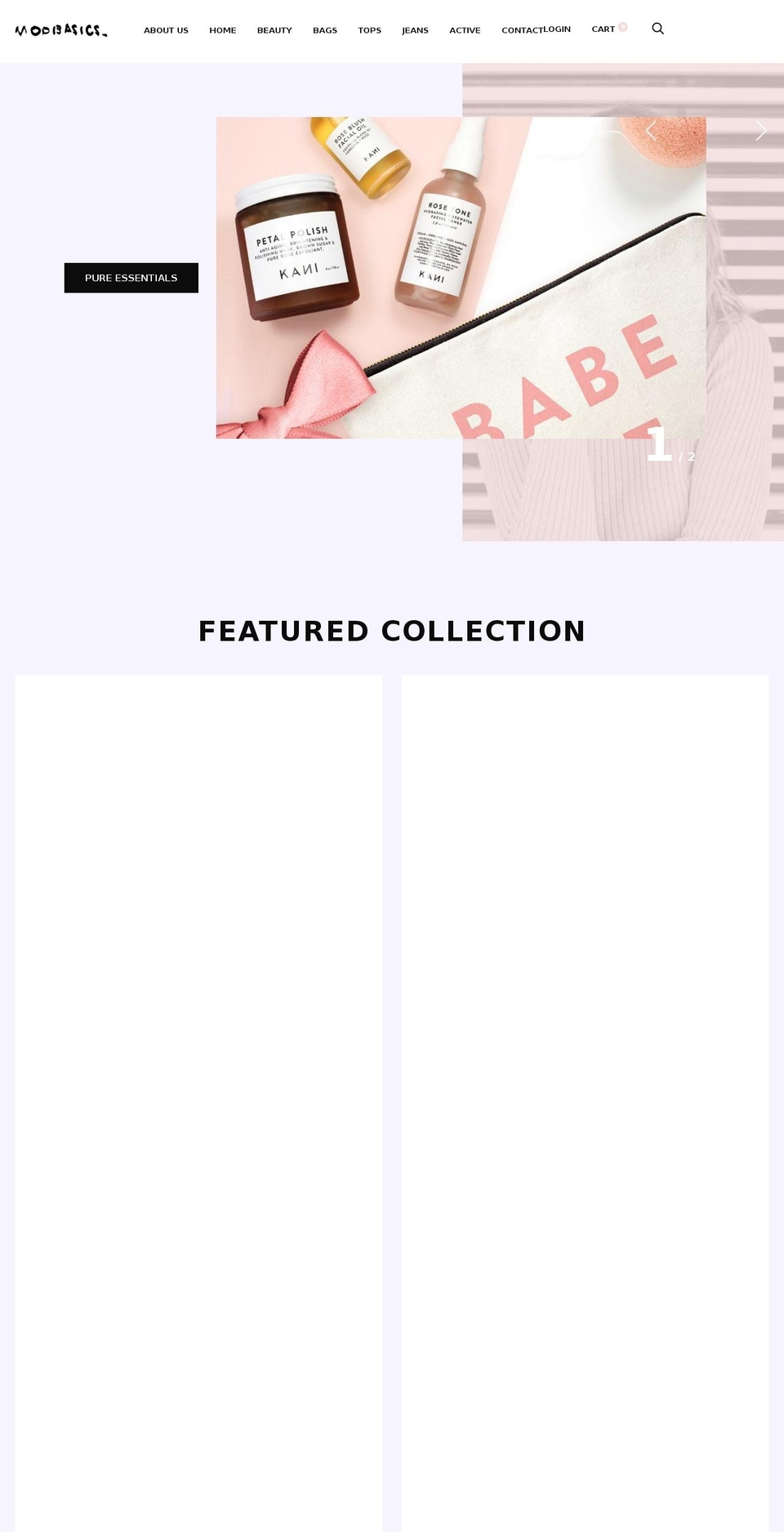 modbadass.com — Shopify storefront screenshot