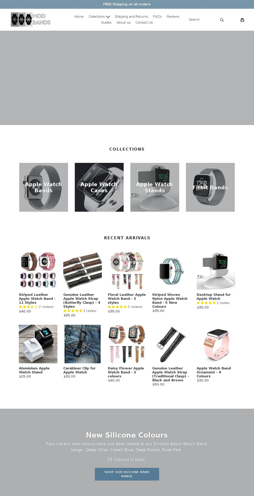 modbands.shop shopify website screenshot