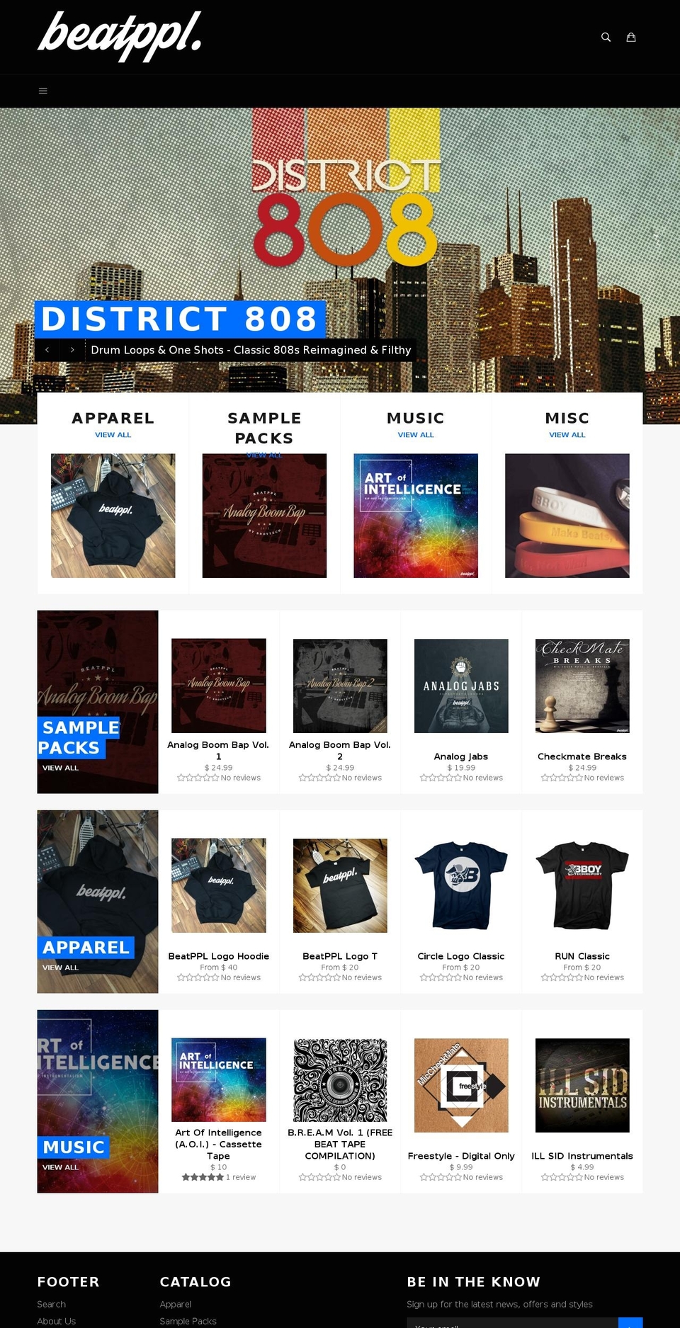 modbap.com — Shopify storefront screenshot