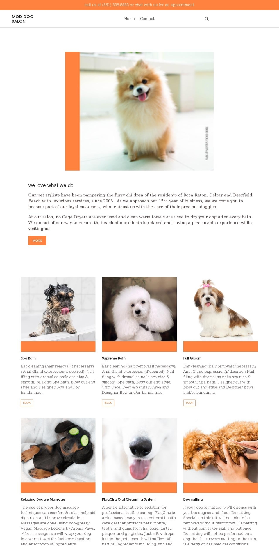 moddogboca.com shopify website screenshot