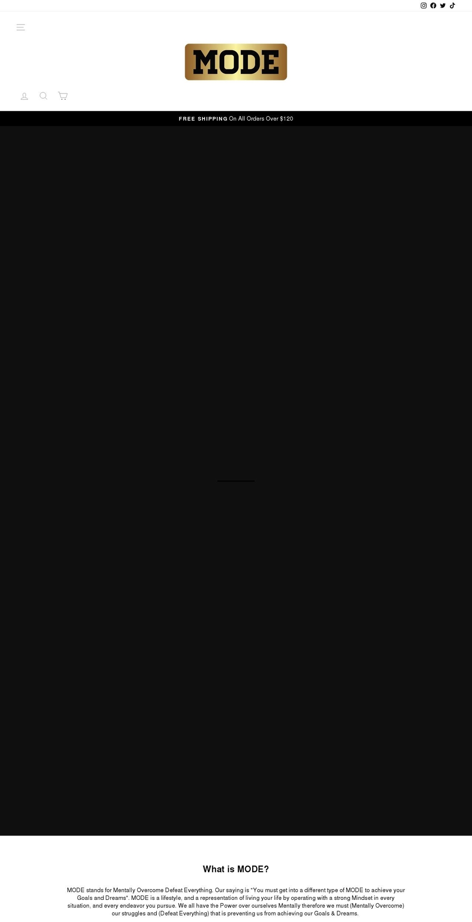 modebrand.com shopify website screenshot