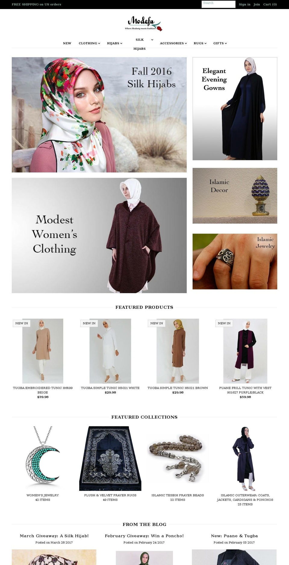 modefa.myshopify.com shopify website screenshot