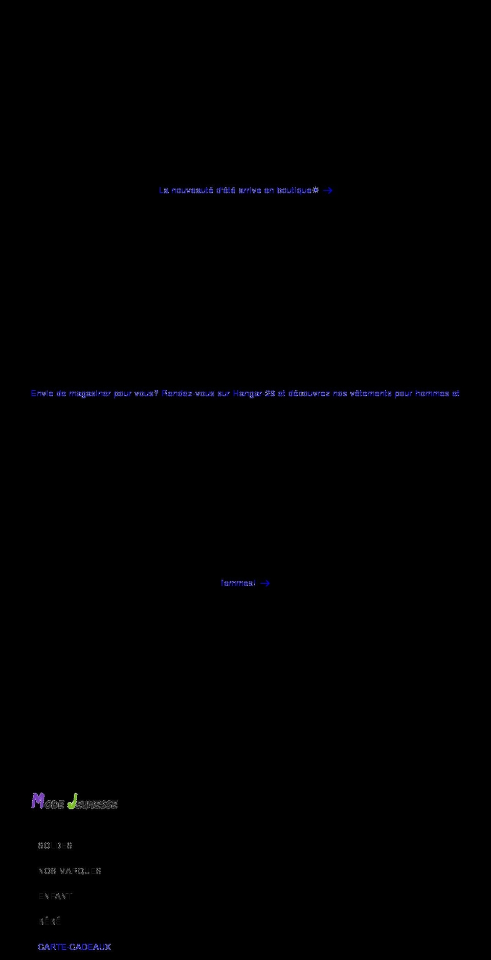 modejeunesse.com shopify website screenshot