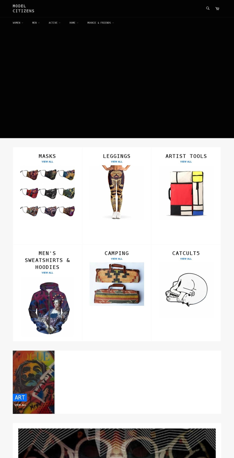 modelcitizens.net shopify website screenshot