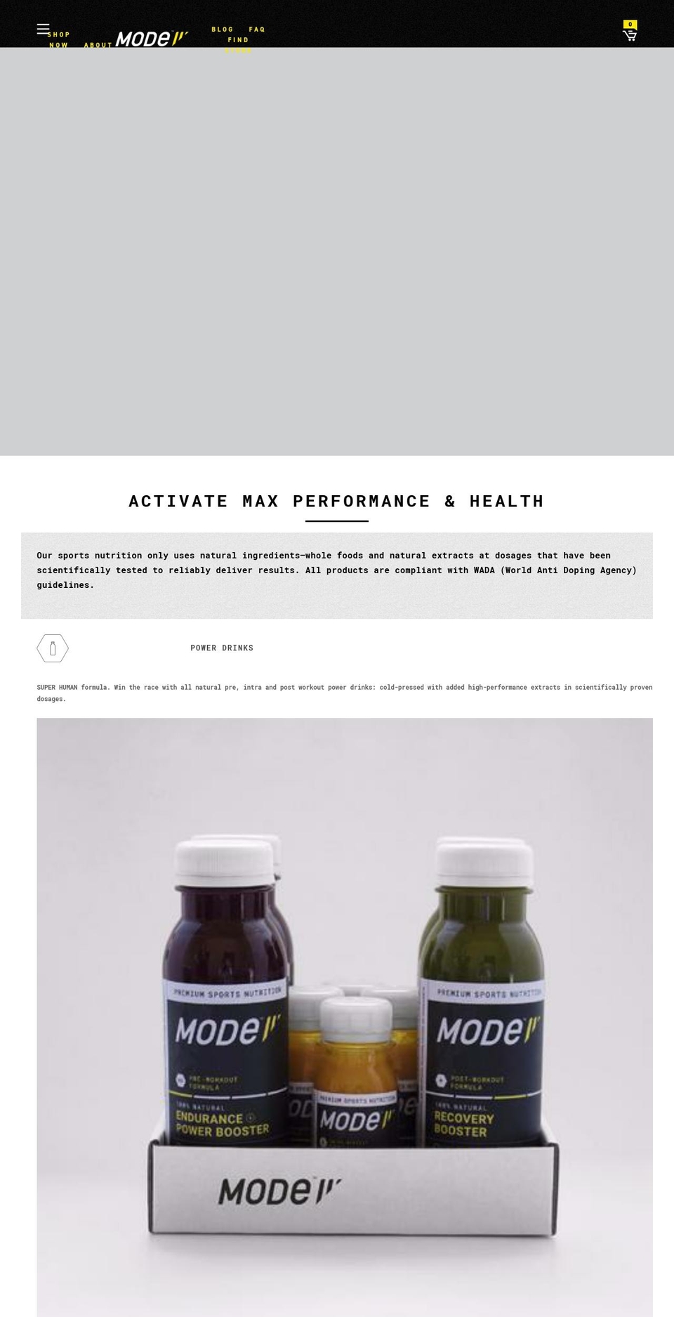 Iglulabs Version 1.1 Shopify theme site example modenutrition.com