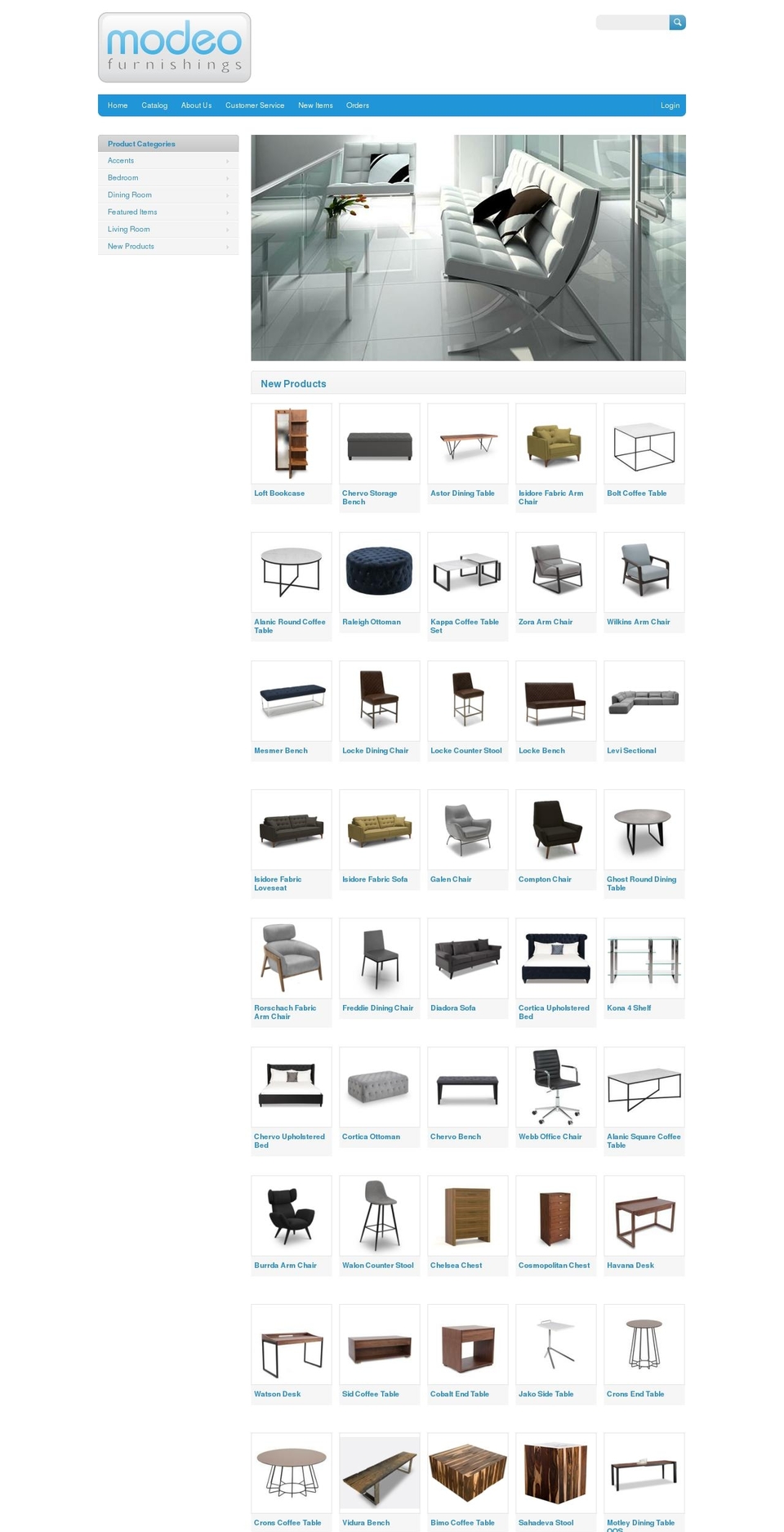 modeofurnishings.ca shopify website screenshot