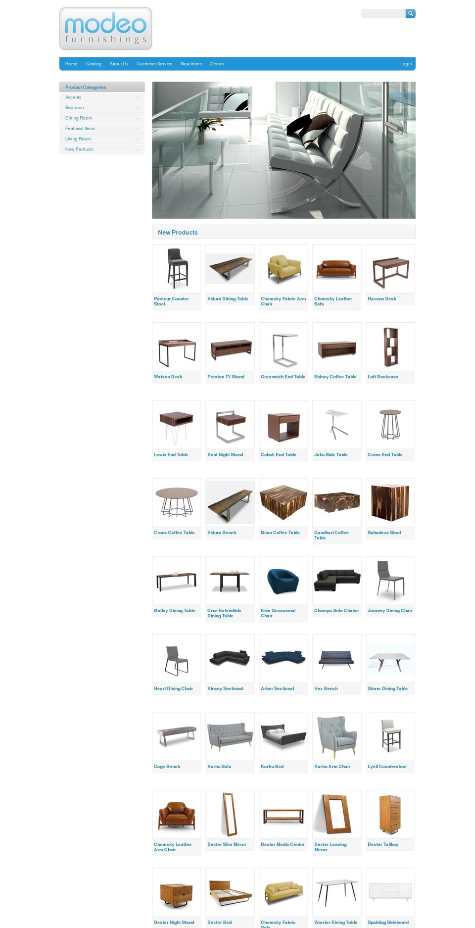 modeofurnishings.net shopify website screenshot