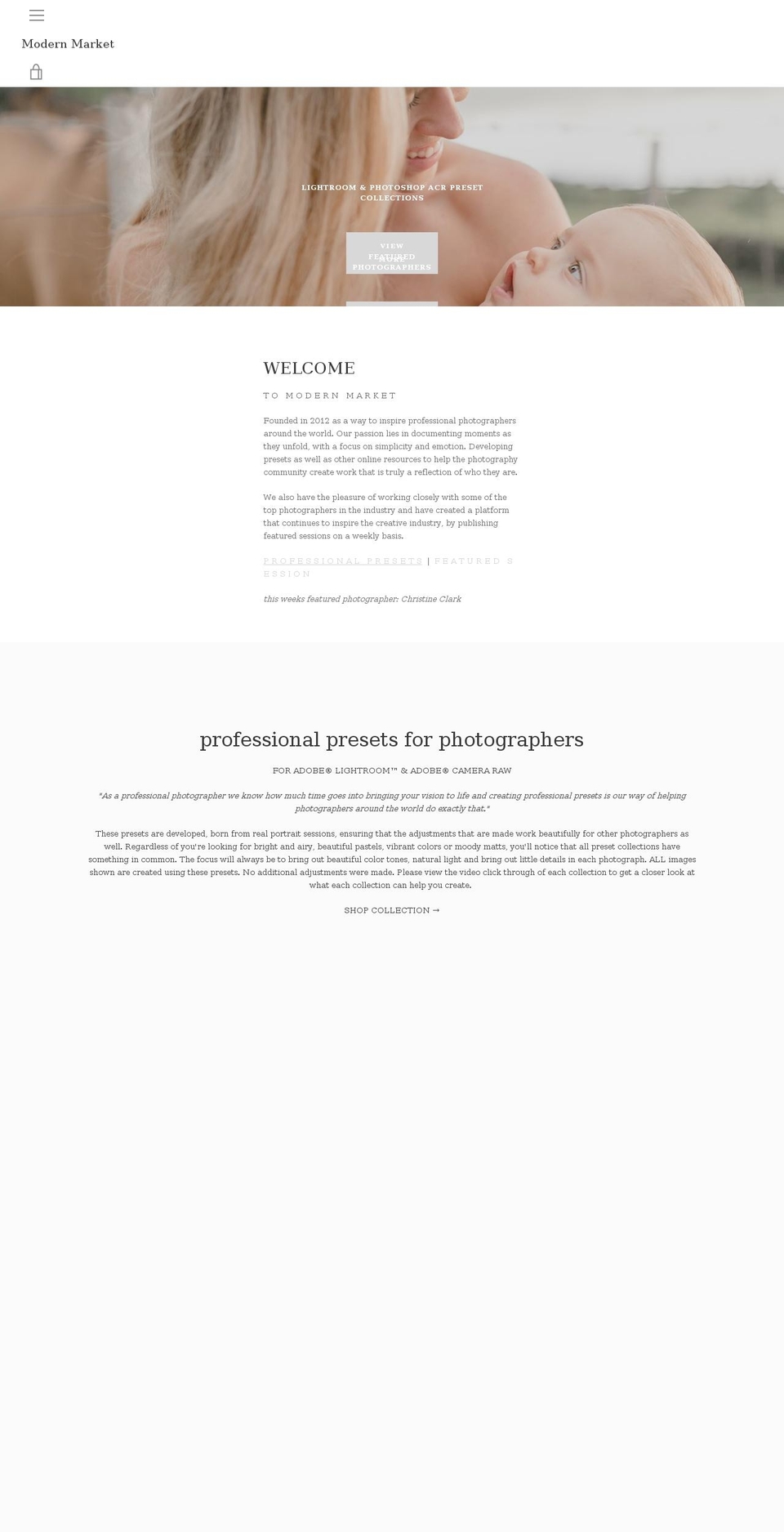 modern-baby-photography.myshopify.com shopify website screenshot