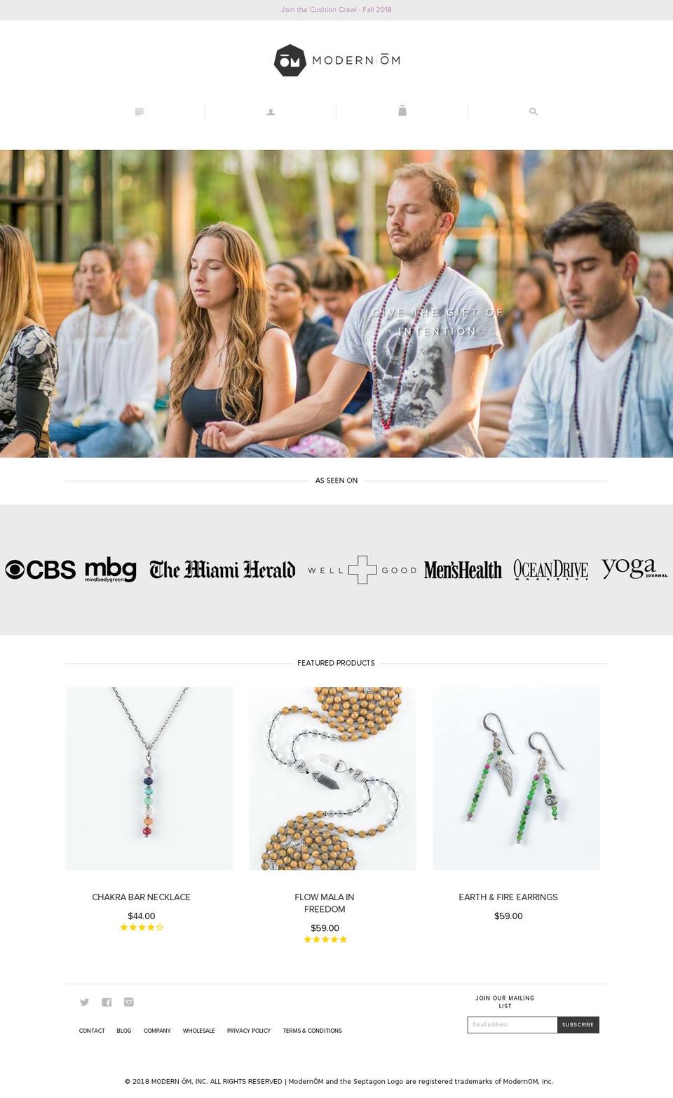 modern-om.com shopify website screenshot