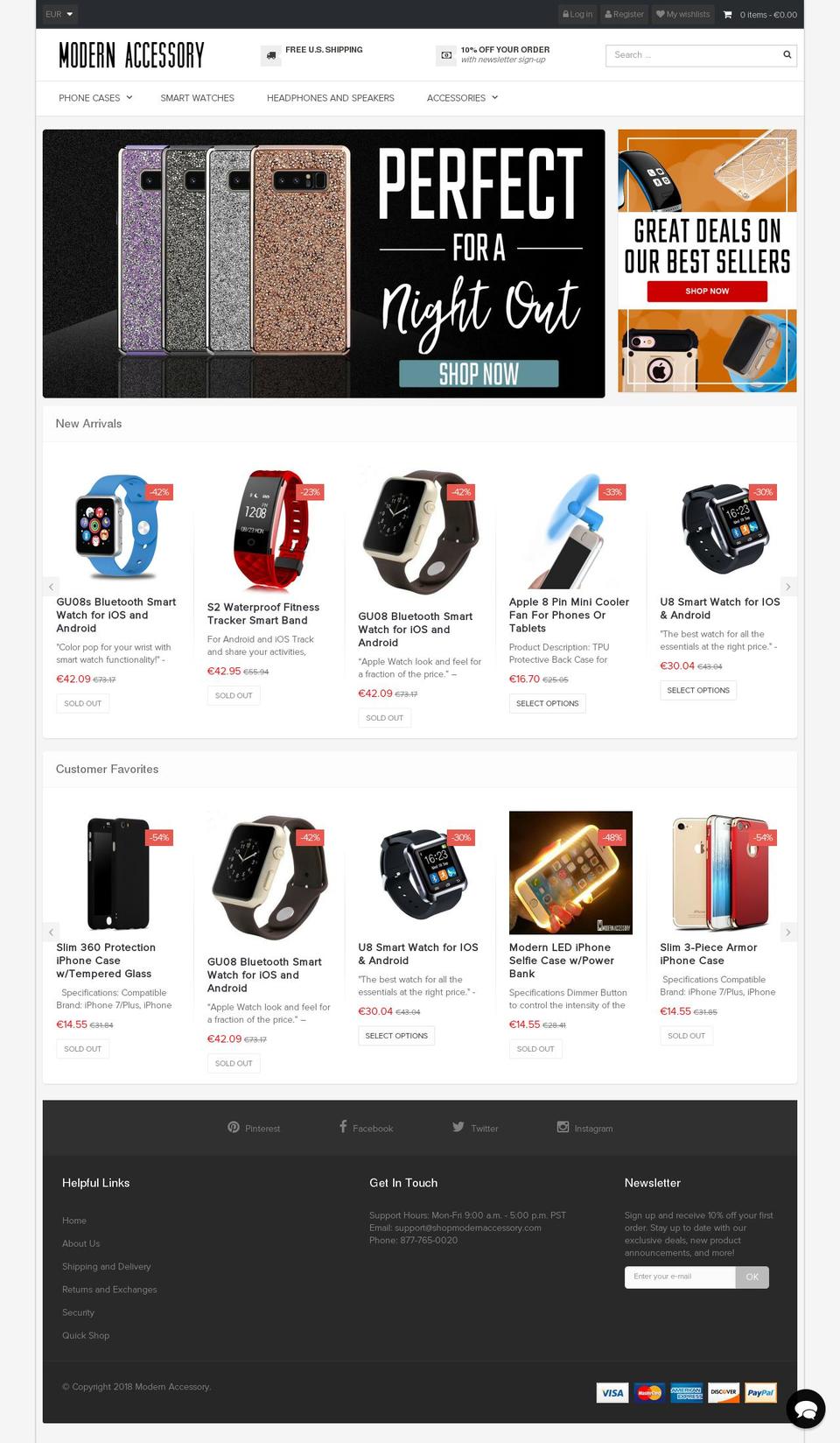 MA Live Theme 3-11-2017 Shopify theme site example modernaccessory.com
