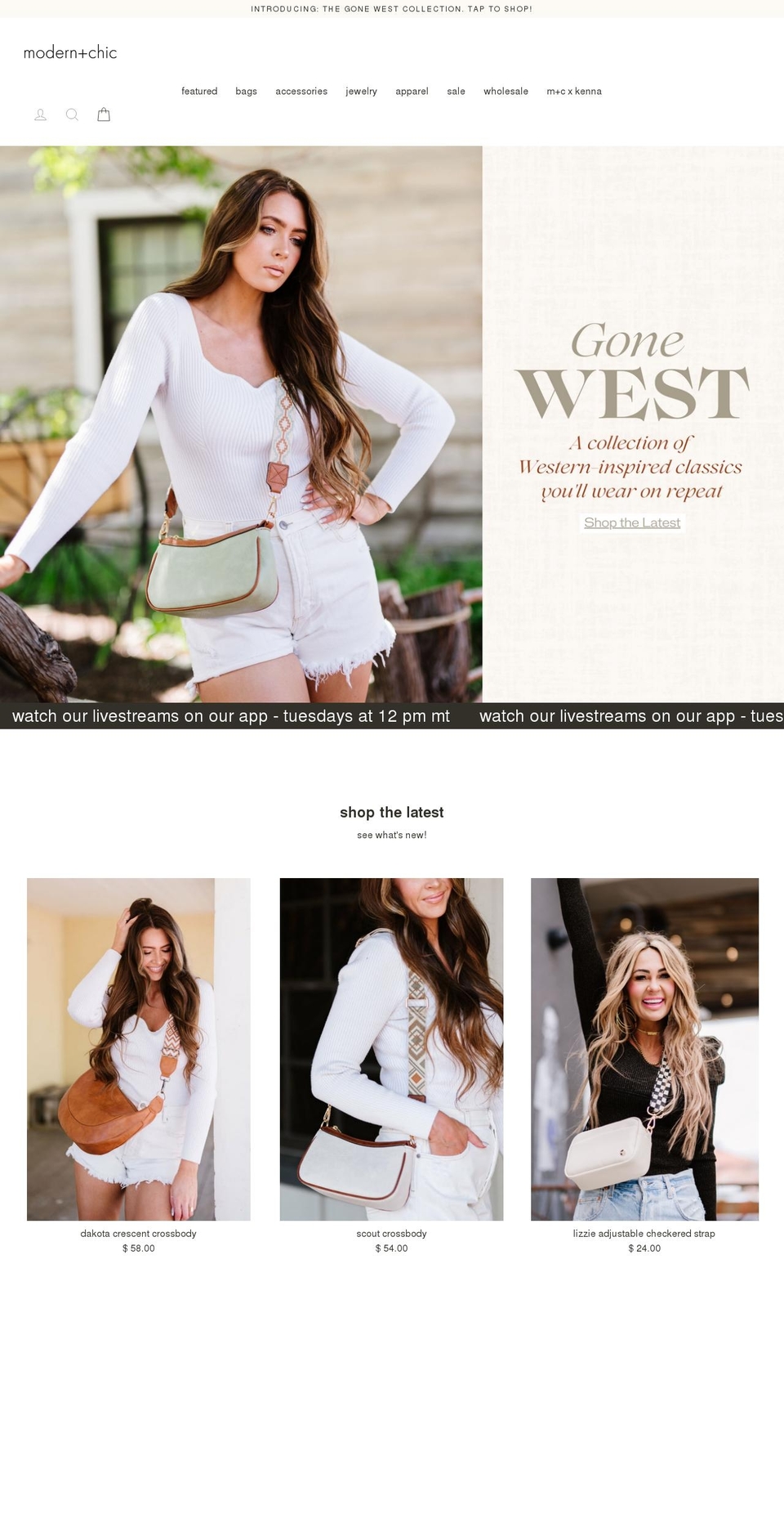 modernandchicboutique.myshopify.com shopify website screenshot