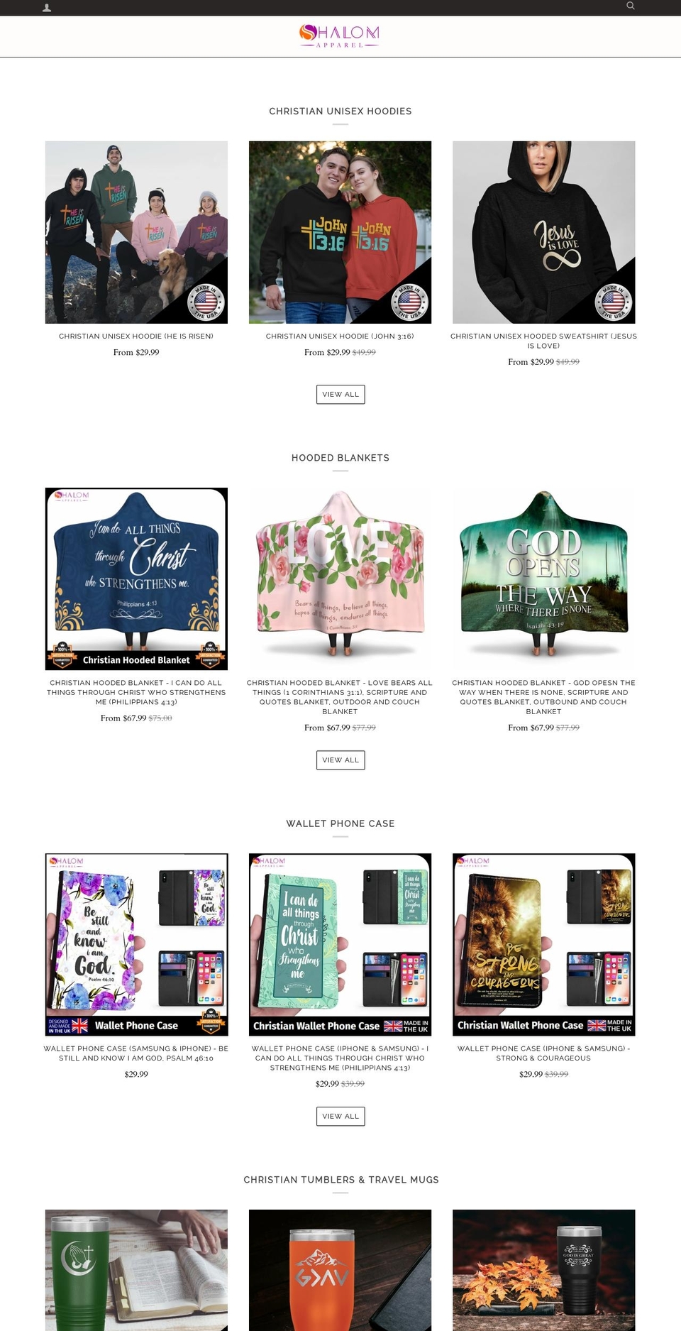 modernapparelhub.com — Shopify storefront screenshot