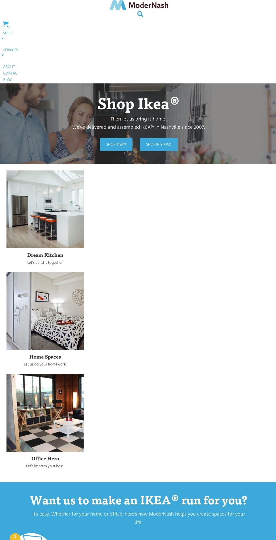 modernash.com shopify website screenshot