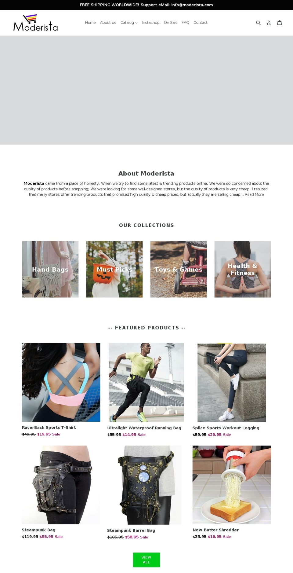modernbabycares.com shopify website screenshot