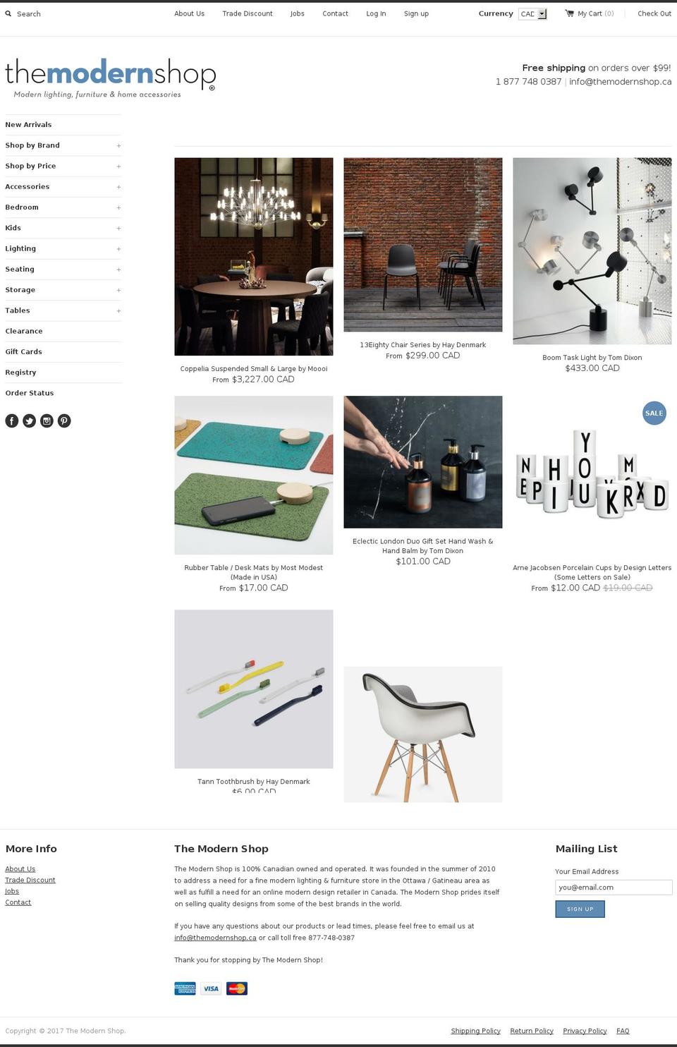 The Modern Shop 2.0 – March 30th, 2015 Shopify theme site example moderncarpetshop.com