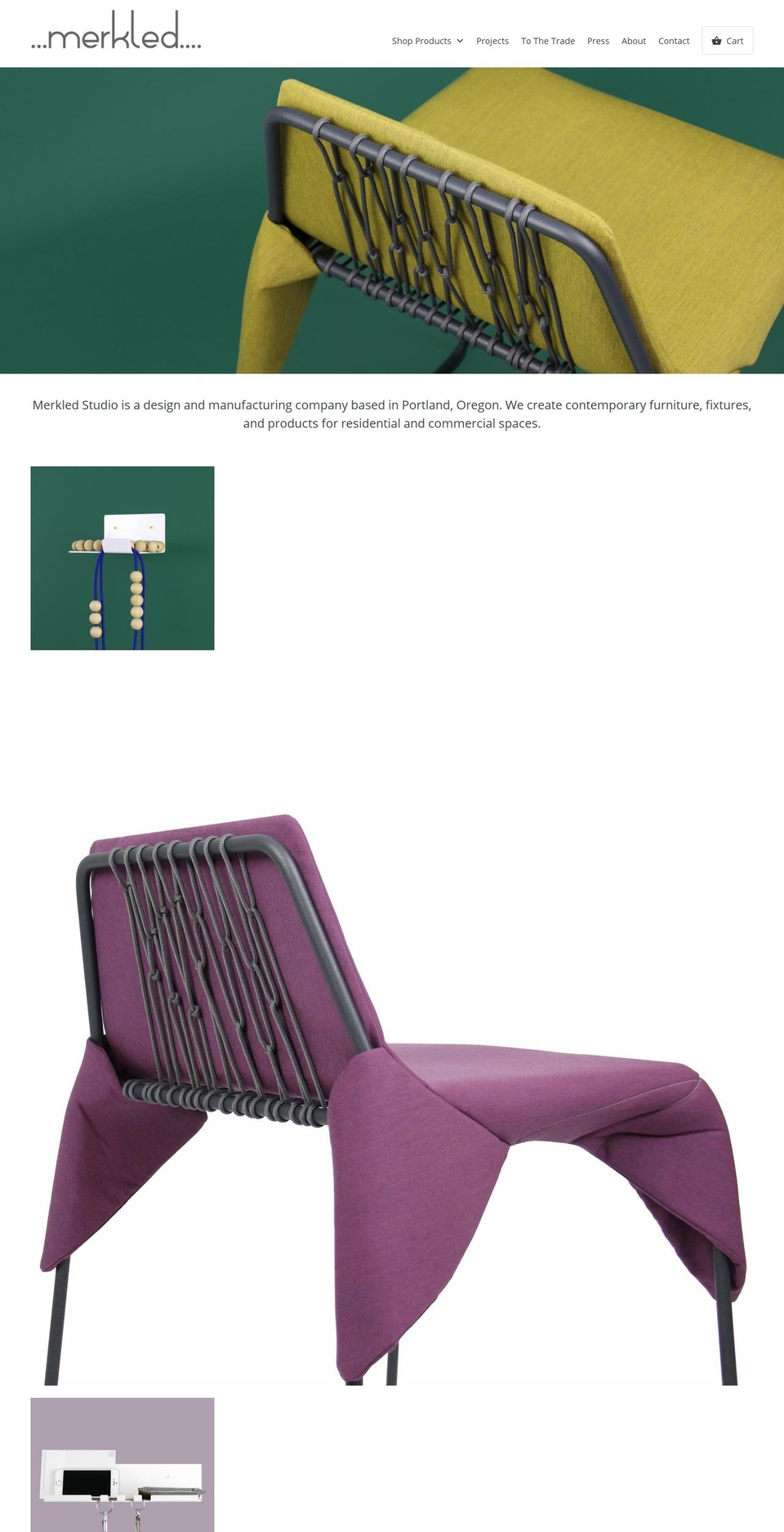 moderncoathooks.com — Shopify storefront screenshot