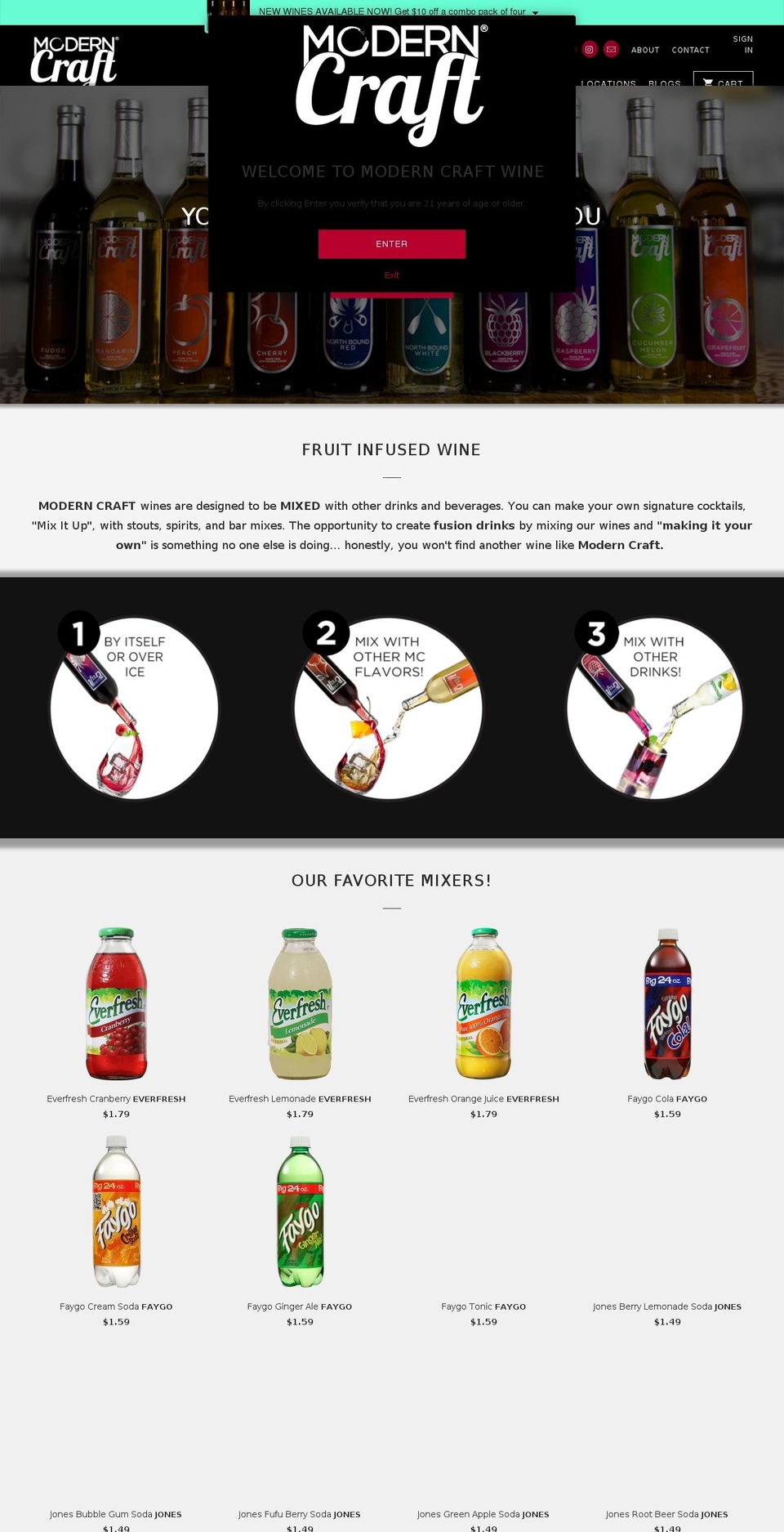 moderncraftmi.com shopify website screenshot