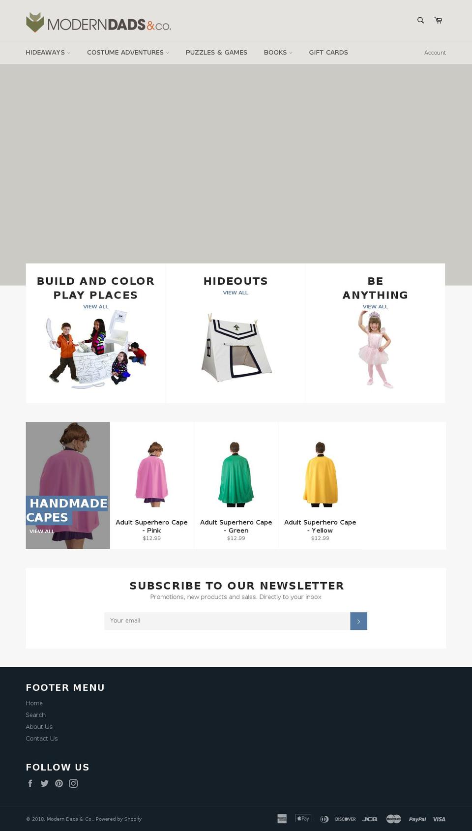 moderndadsandco.com shopify website screenshot