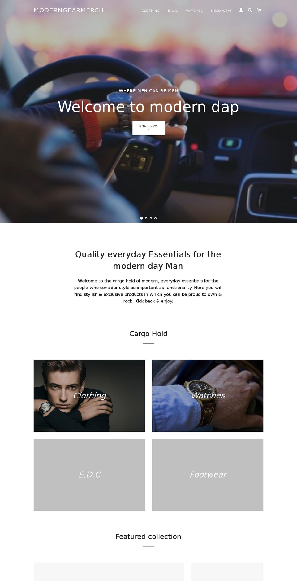 moderndap.com — Shopify storefront screenshot