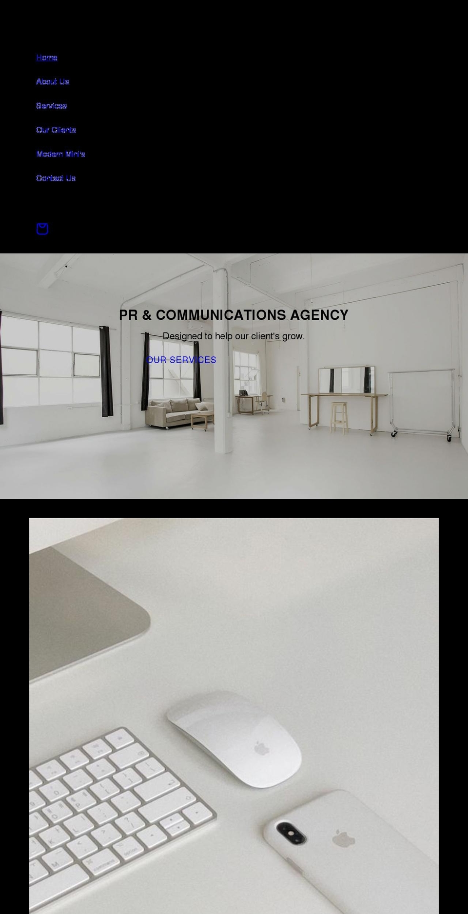 moderndaycommunications.com shopify website screenshot