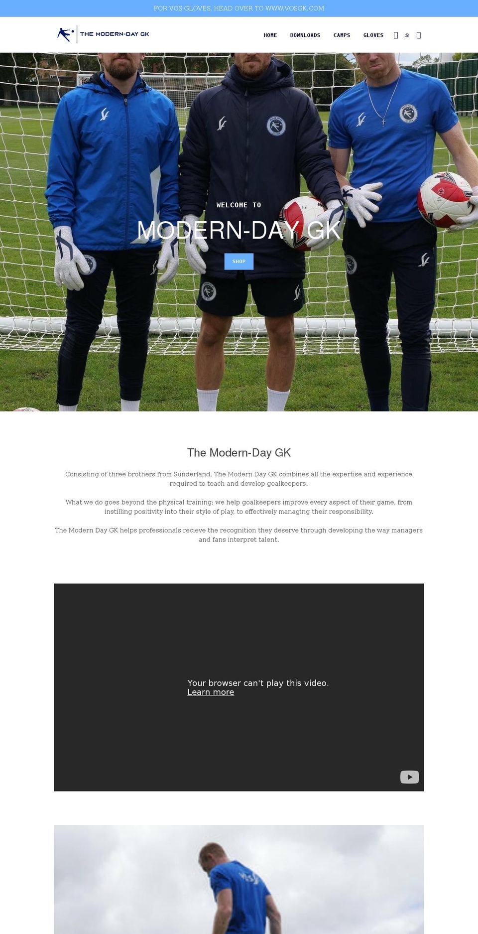 moderndaygk.com shopify website screenshot