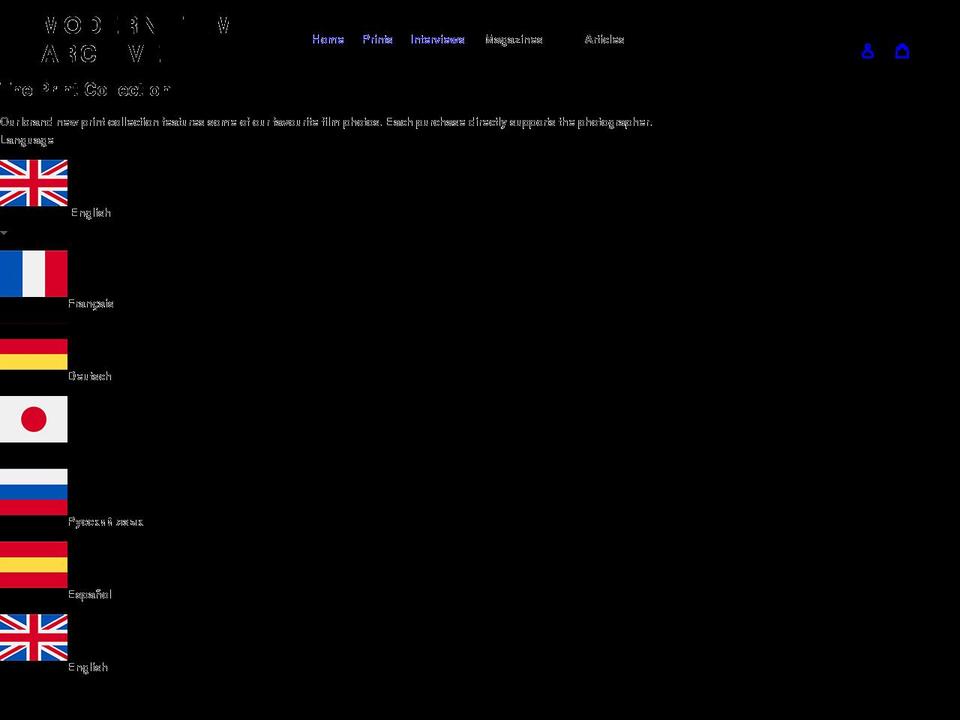 modernfilmarchive.com shopify website screenshot