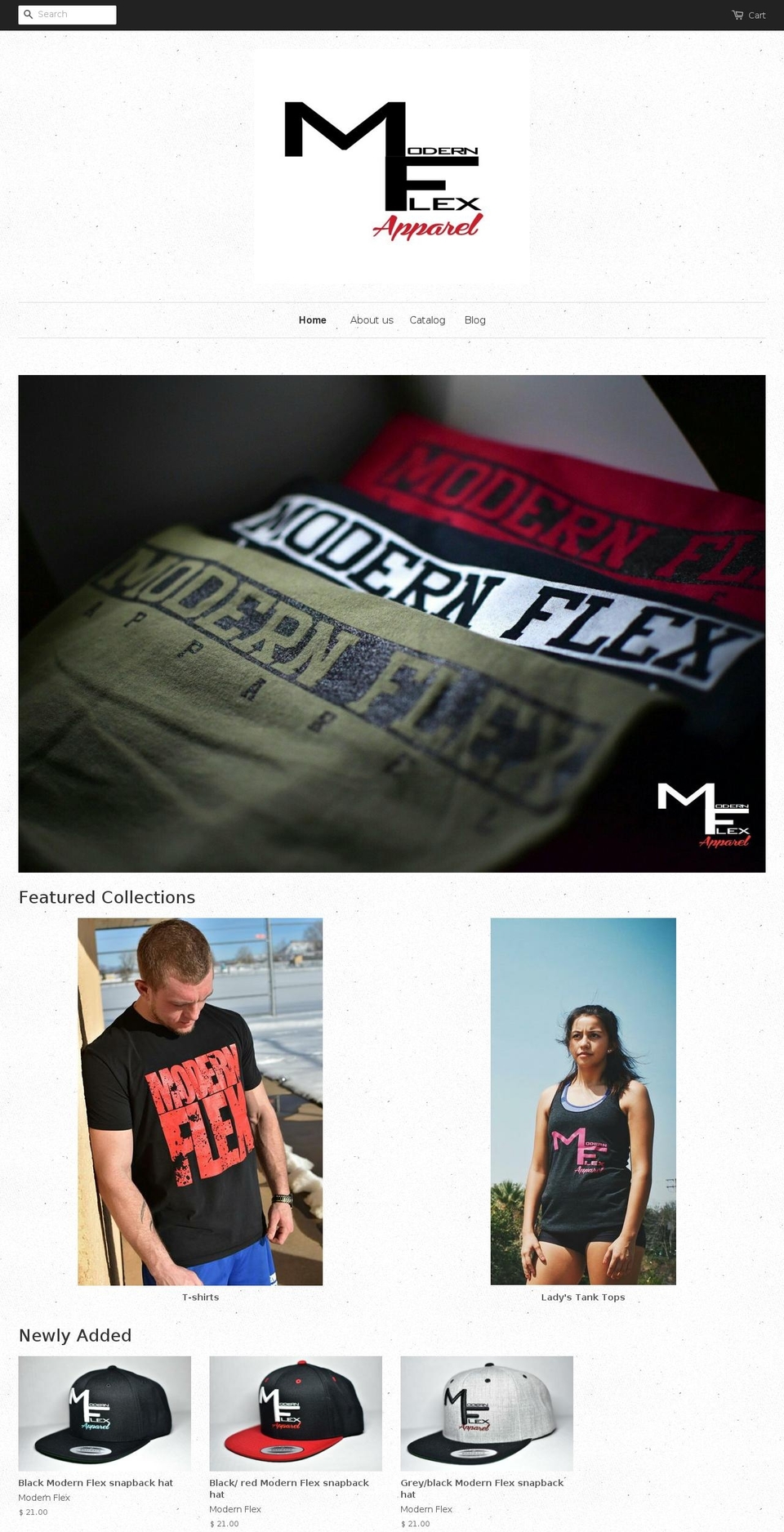 modernflexapparel.com shopify website screenshot