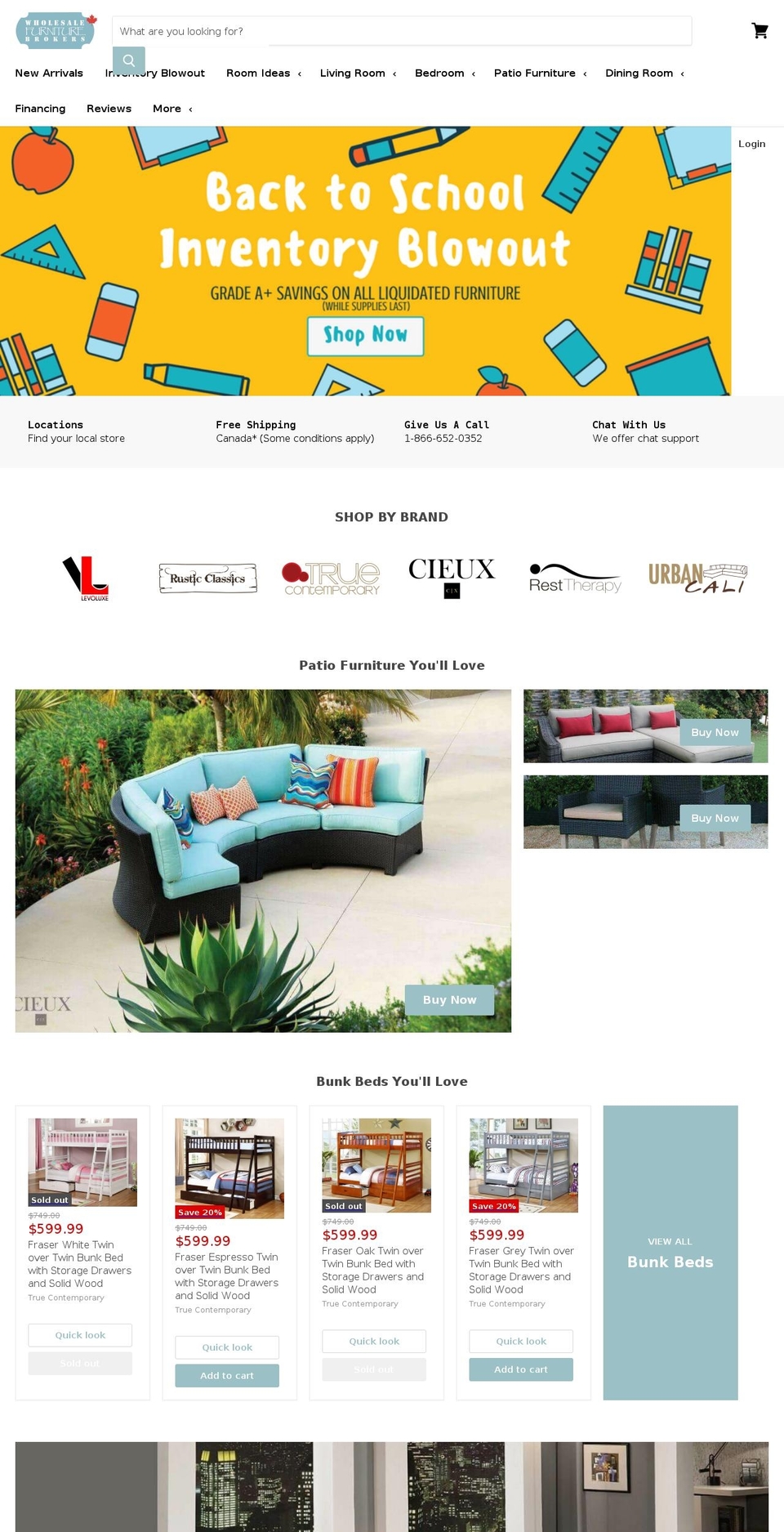 modernfurniture-store.com — Shopify storefront screenshot