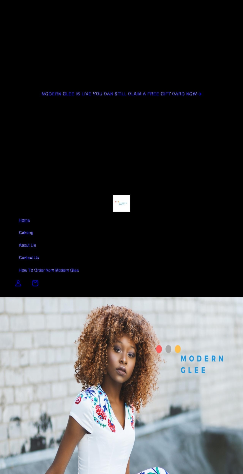 modernglee.com shopify website screenshot