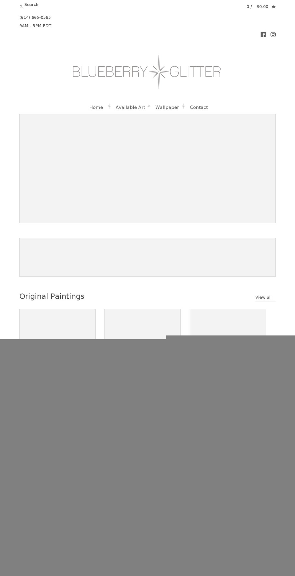 modernhomefinishings.com shopify website screenshot
