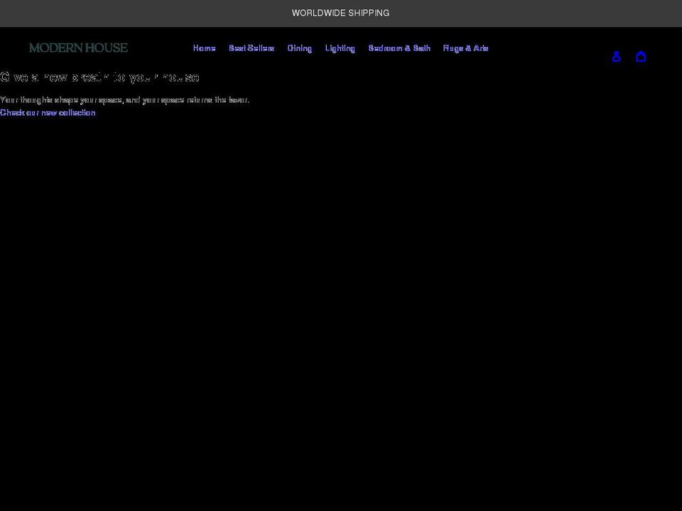 modernhouse.uk shopify website screenshot