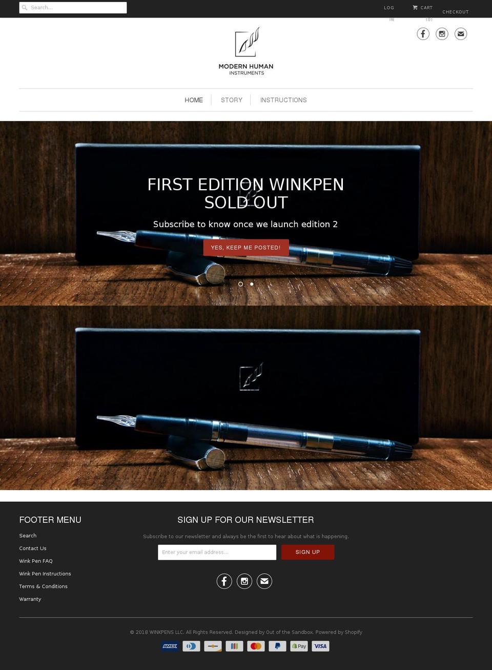 modernhumaninstruments.com shopify website screenshot