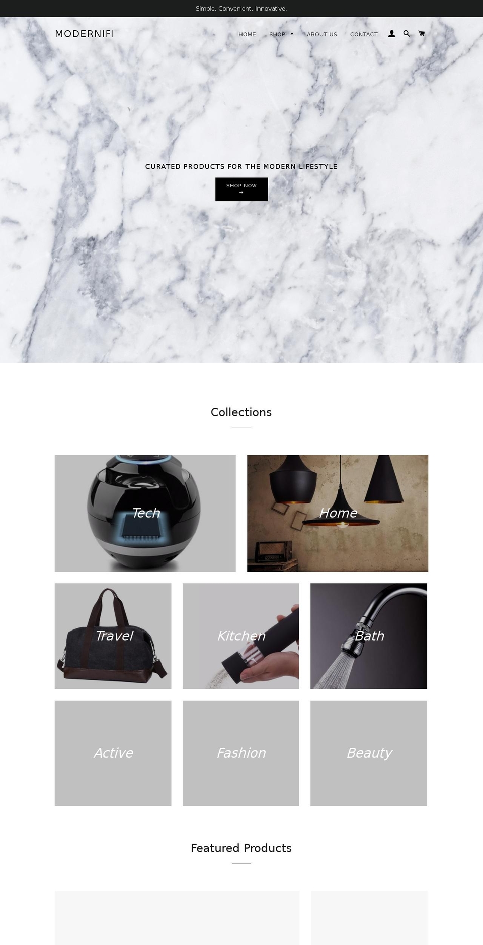 modernifi.com — Shopify storefront screenshot