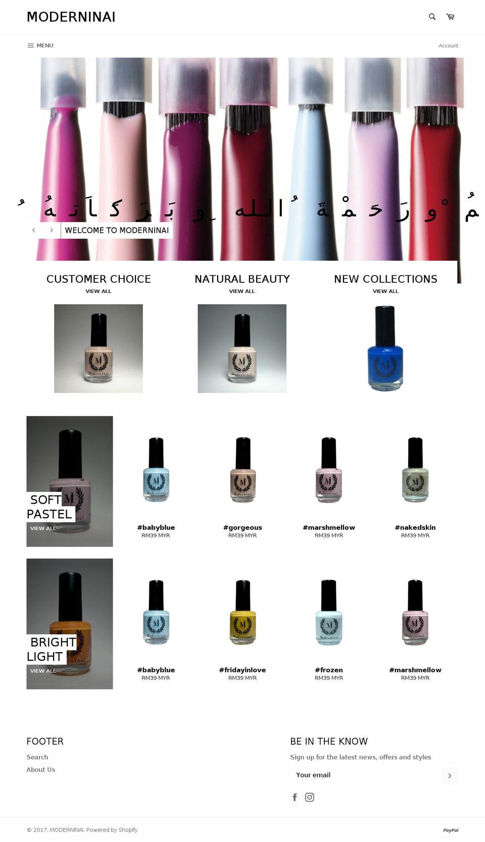 moderninai.com shopify website screenshot
