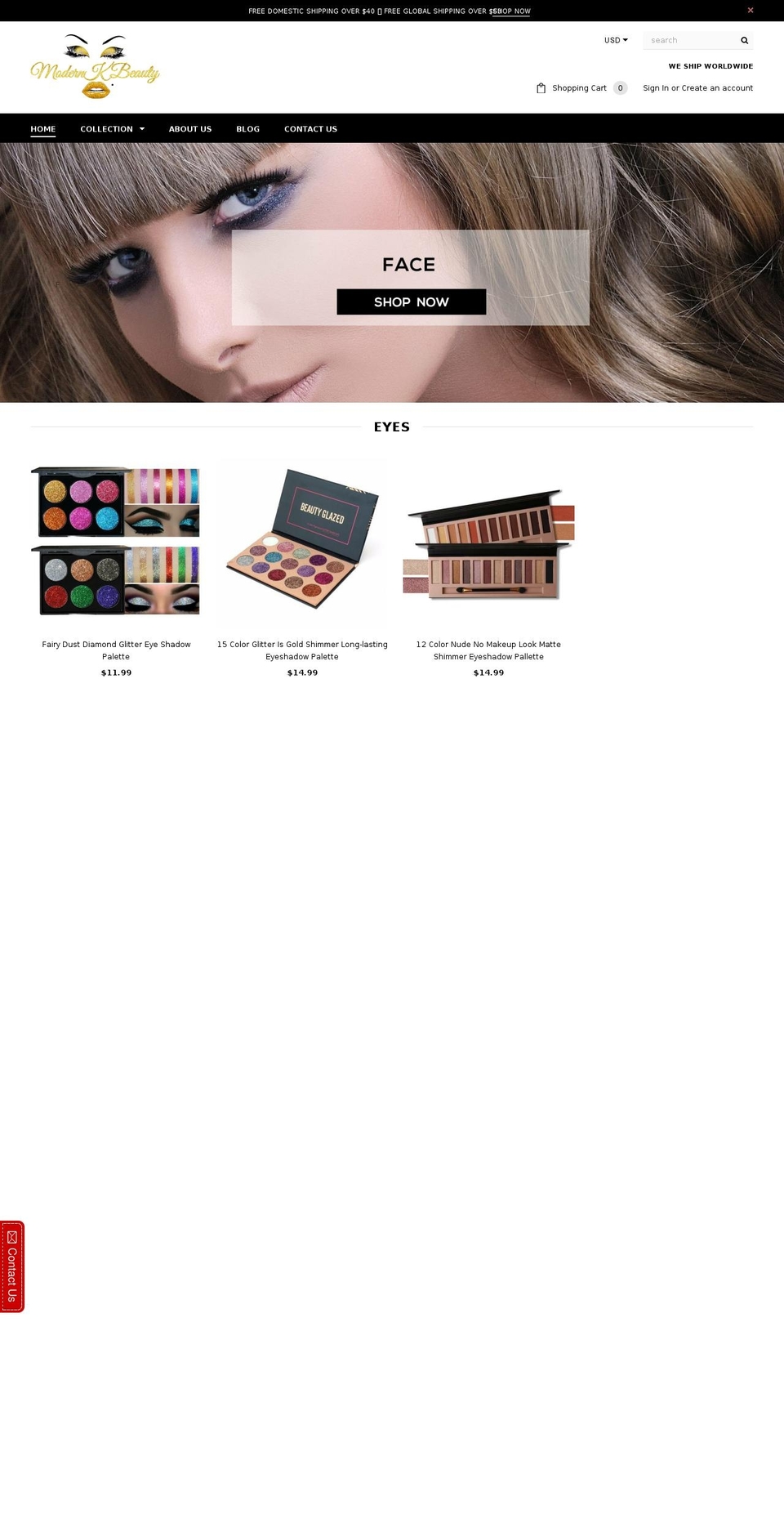 modernkstore.com shopify website screenshot