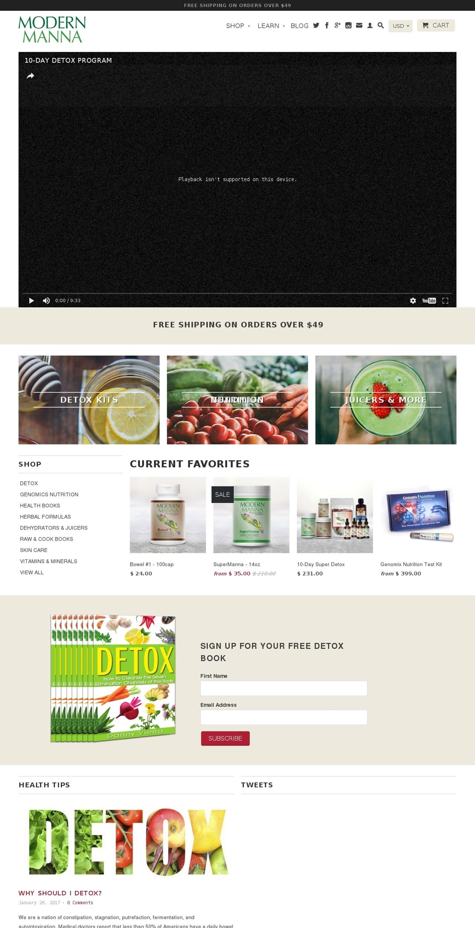 modernmannahealth.com shopify website screenshot