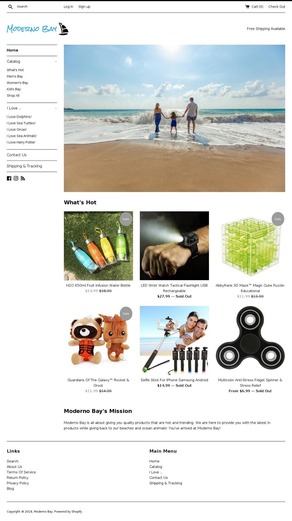 modernobay.com — Shopify storefront screenshot