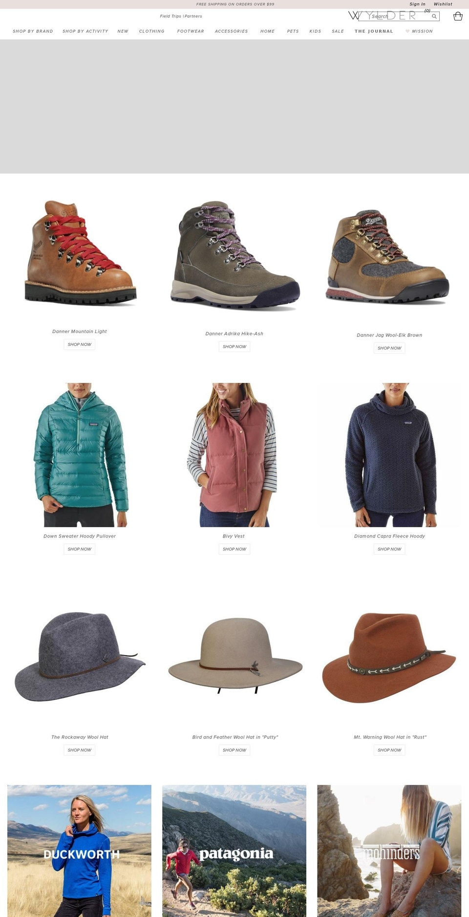 New Slideshow Design Shopify theme site example modernoutdoorswoman.com