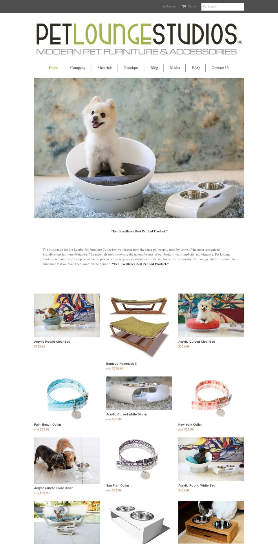 modernpet.net shopify website screenshot