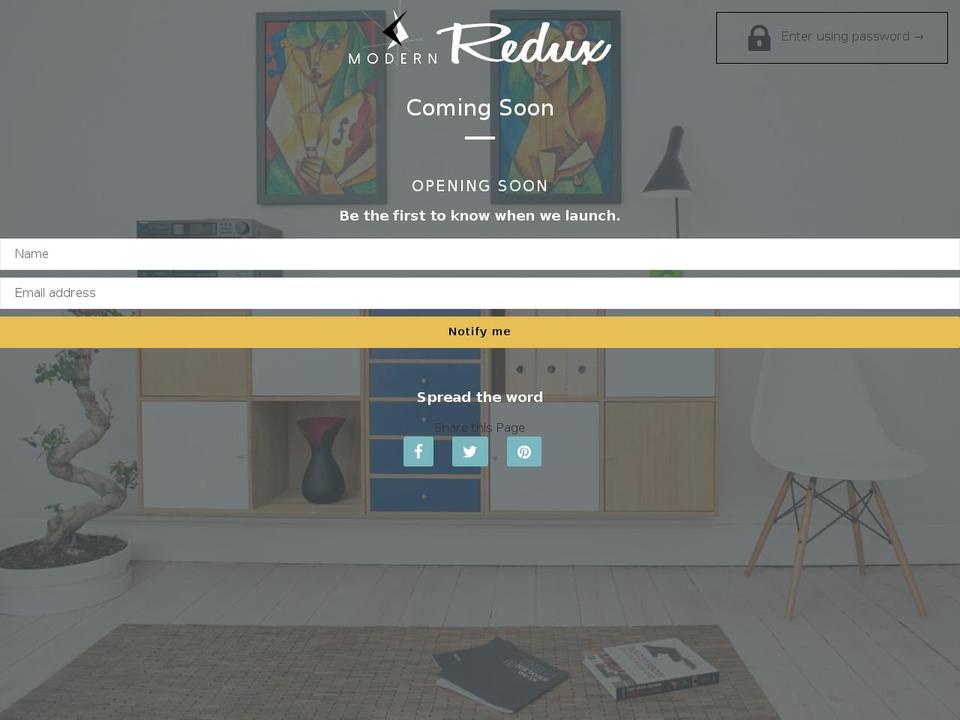 modernredux.com shopify website screenshot
