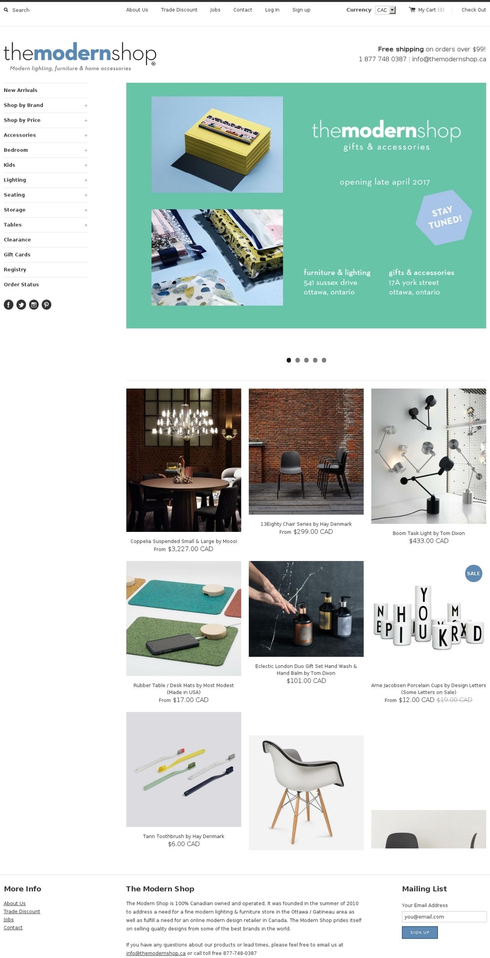 The Modern Shop 2.0 – March 30th, 2015 Shopify theme site example modernshop.biz