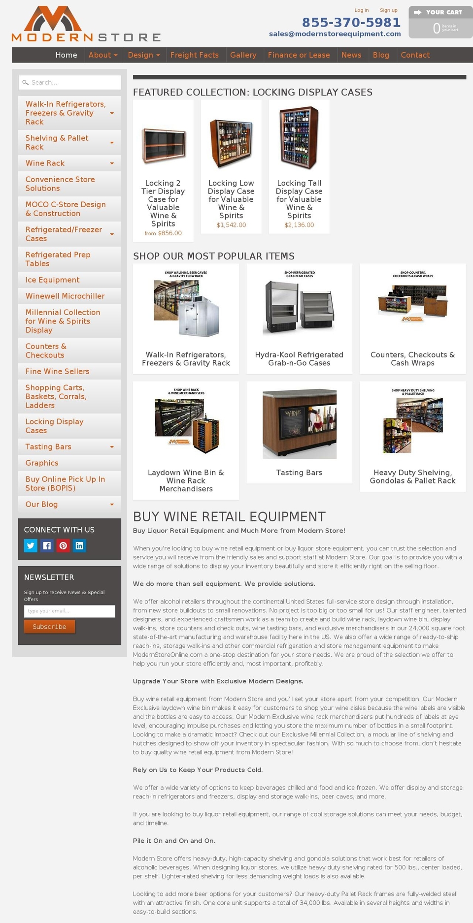 modernstoreonline.net shopify website screenshot